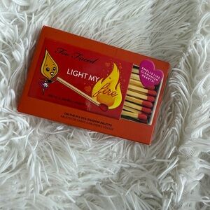 Too Faced Light My Fire Palette with Red and Yellow Hues